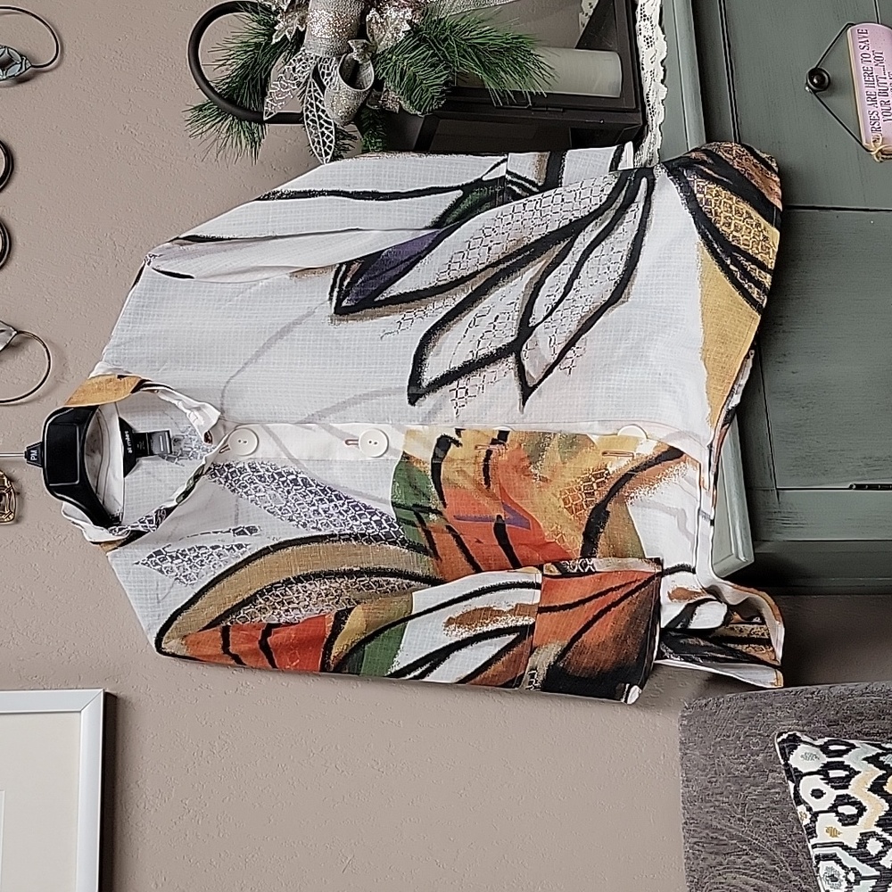 Ali Miles Med, Floral Print Top